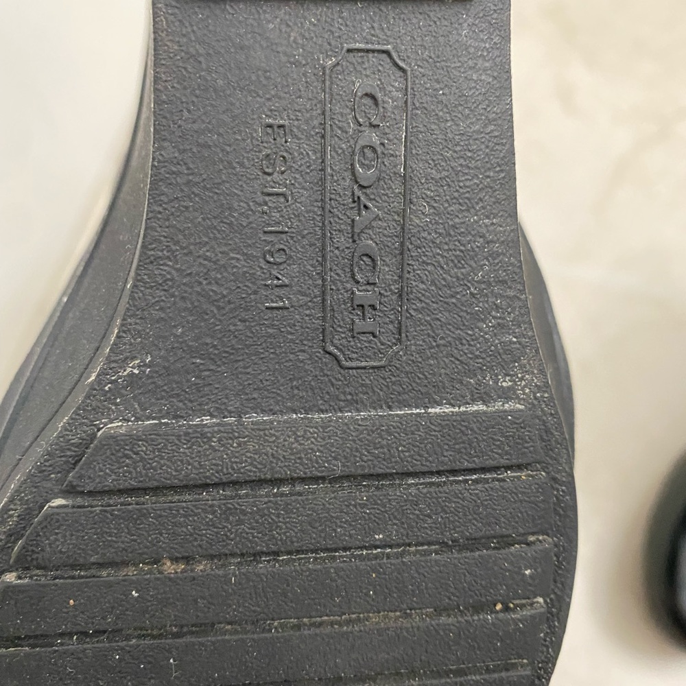 Black Coach Rainboots - Picture 3 of 6